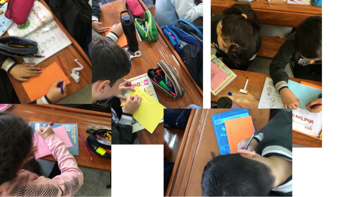Excellent learning with foreign pupils isimli etwinning projemizin Kasım ayı etkinliği 