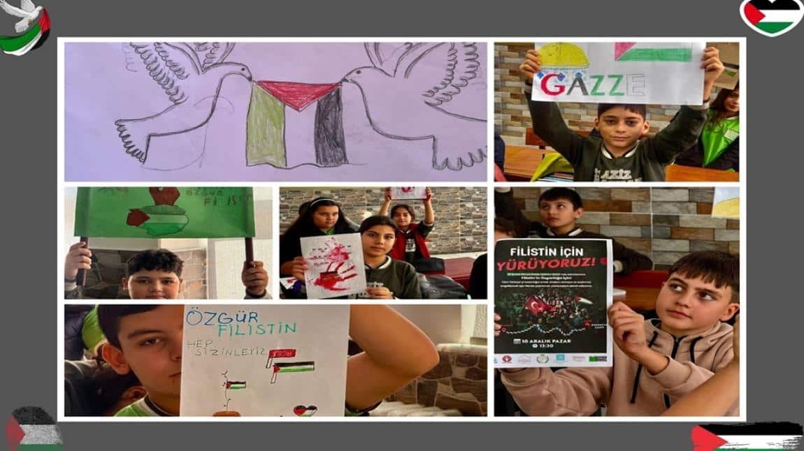 Erdem-Değer-Eylem yaklaşımı kapsamında ‘Filistin Farkındalık’ Etkinlikleri Düzenledik