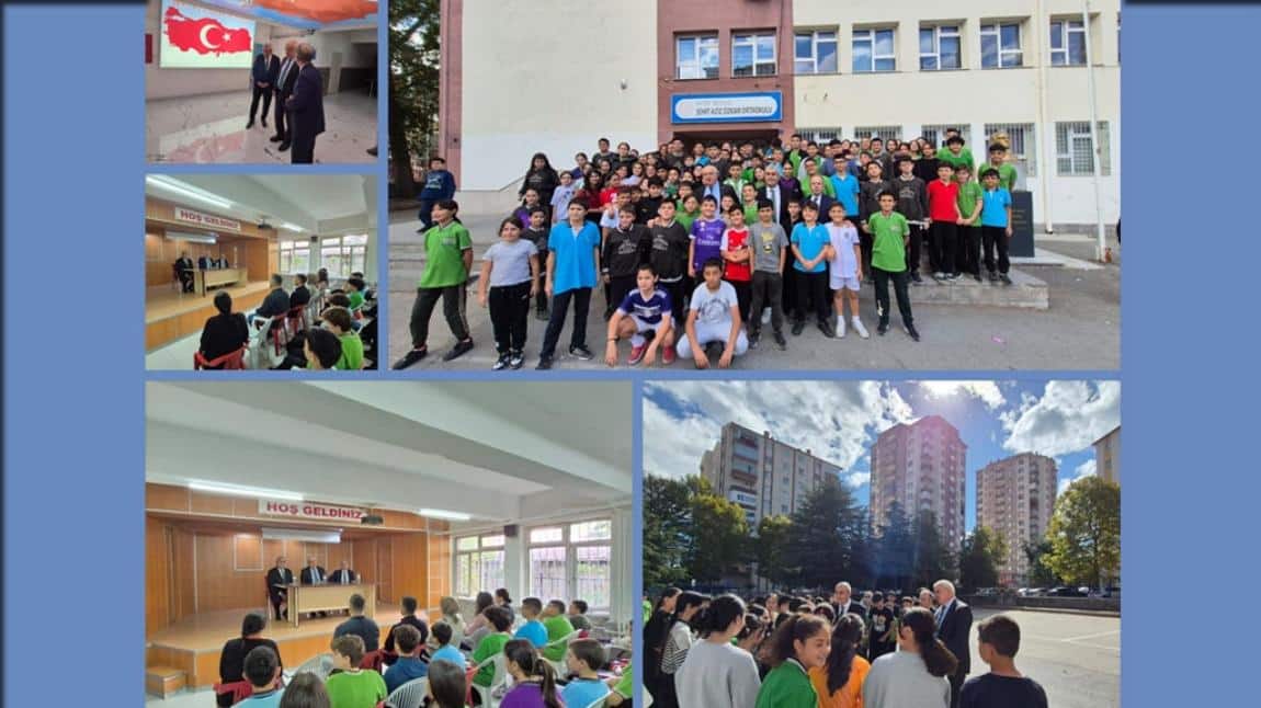 Melikgazi Kaymakamı Sedat Sırrı ARISOY ve Melikgazi İlçe milli Eğitim Müdürü Hacı KAYA Okulumuzu Ziyaret Ettiler